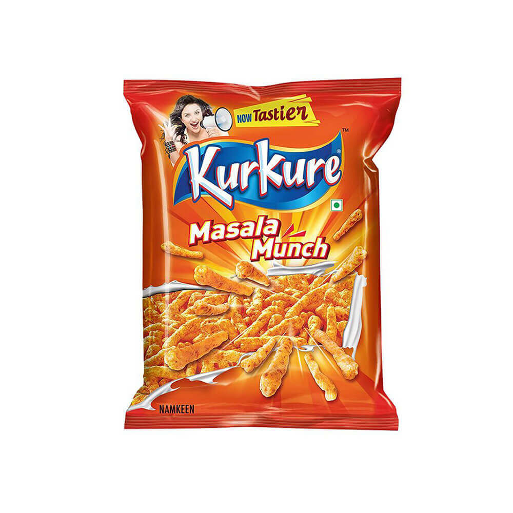 Kurkure Masala Munch - 55g x 3 Pack | Spicy & Crunchy Indian Snack