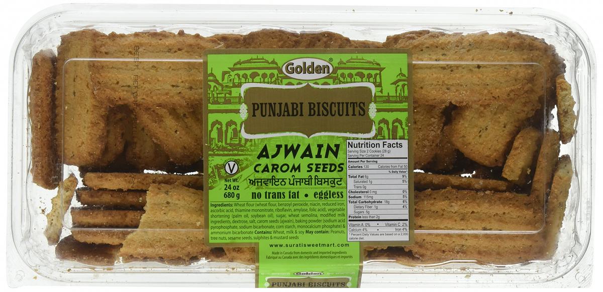Golden Punjabi Biscuits -Ajwain 680 gms