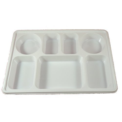 Disposable 7 compartments Party Tray/ Thali/ Plates - 200 Pack Disposable 7 compartments Party Tray/ Thali/ Plates - 200 Pack