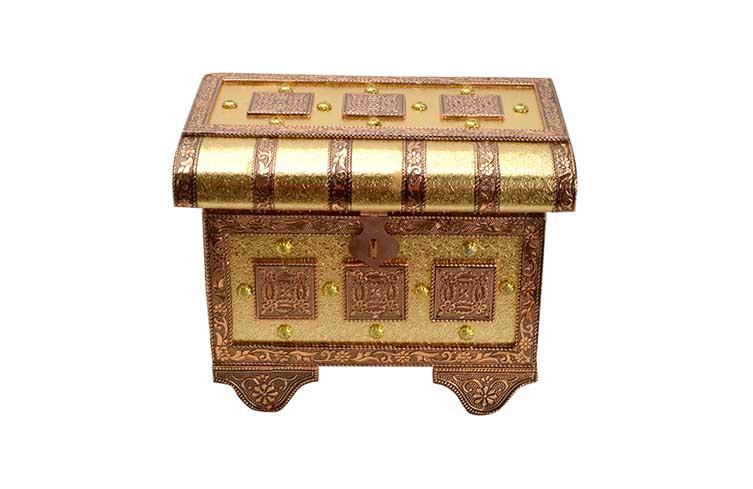 Jewellry Bangles Box in Traditional Indian Design - 9" X 6" X 7" (Medium)