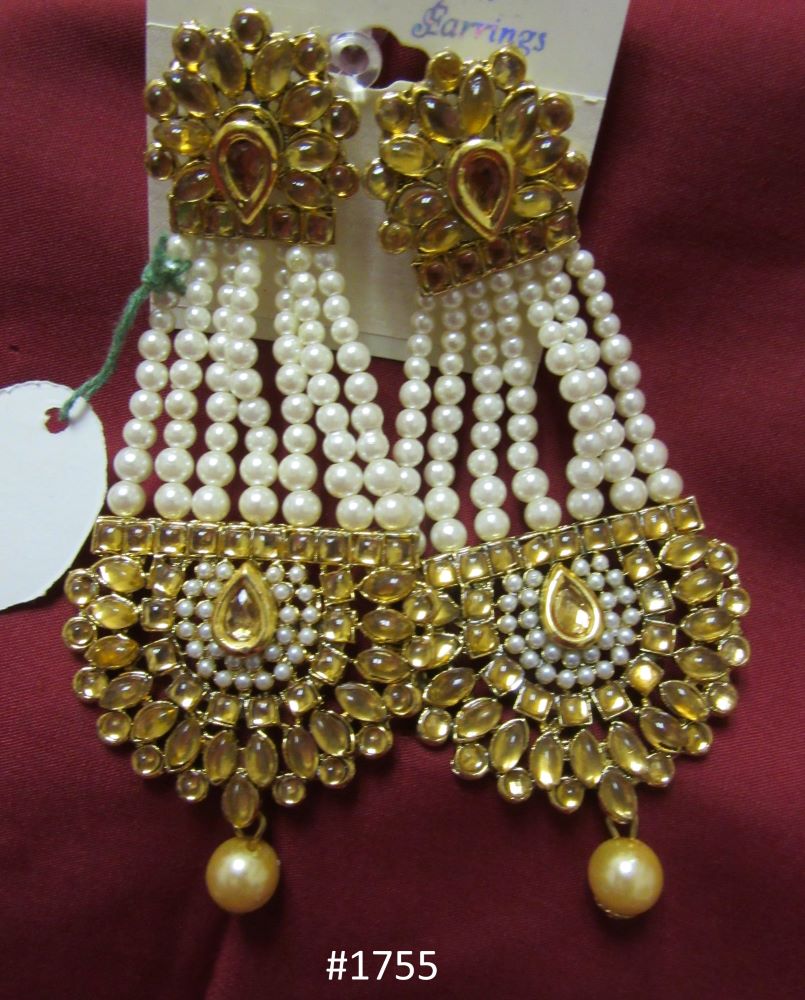 Gold Plated Jhumki with First Quality Stones Buy Jhumka Earrings Online