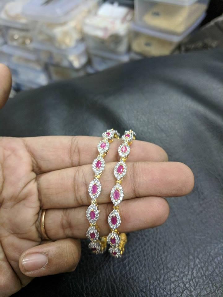 Partywear Stone work Bridal Bangles