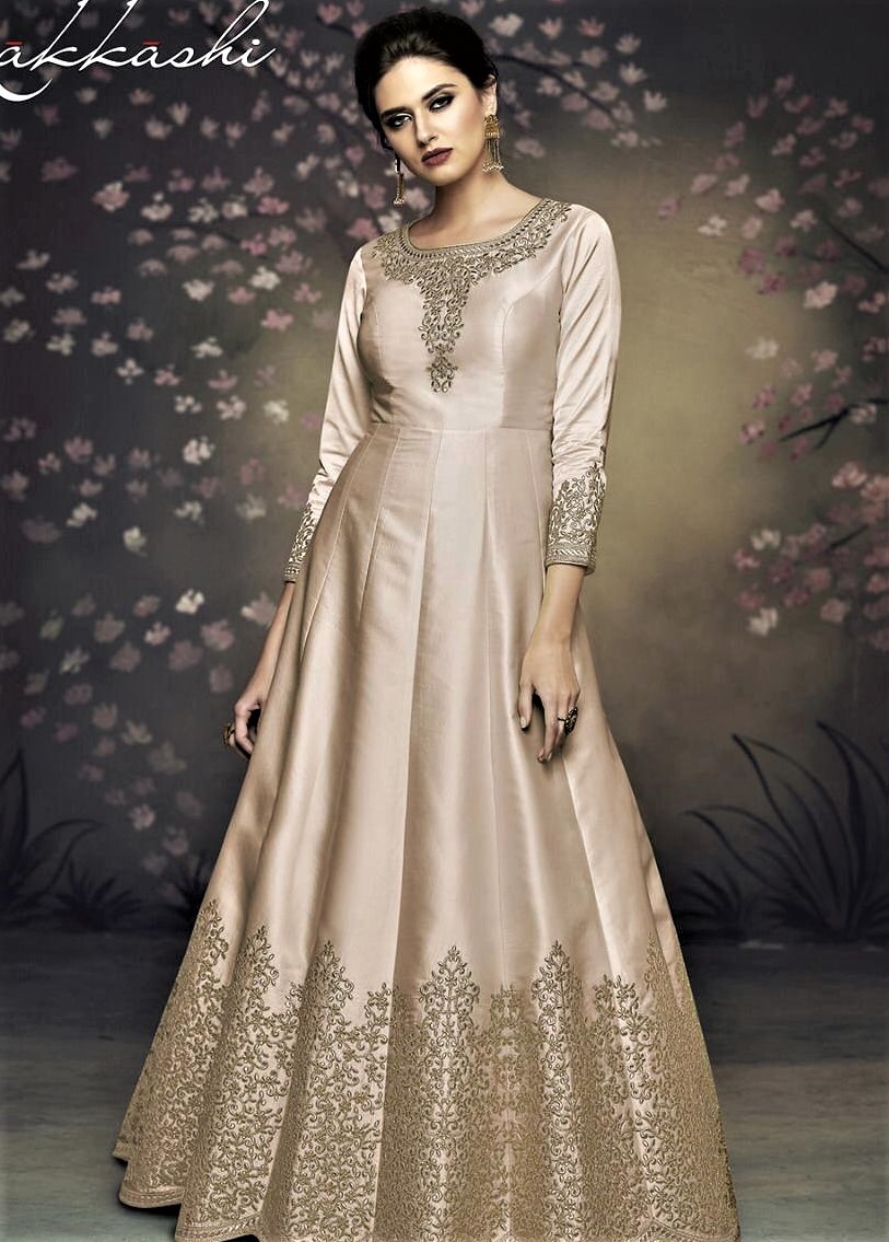 Buy Silk Indo Western Gown | UP TO 59% OFF
