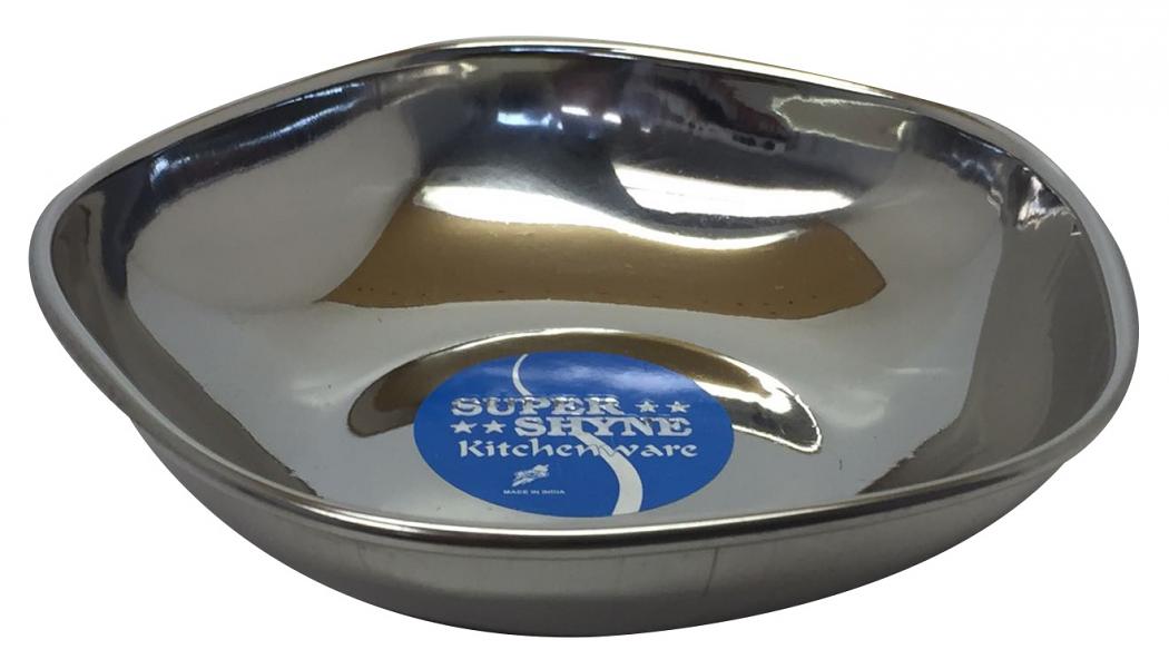 Stainless Steel Bowl / Pentagon Shape Snack Plate Set of 12 Pieces Stainless Steel Bowl / Pentagon Shape Snack Plate Set of 12 Pieces