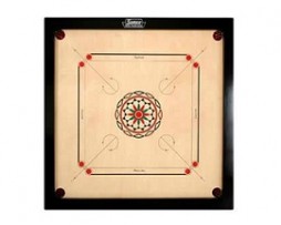 Surco Classic Kids Size Carrom Board with Coins and Striker, 4mm Surco Classic Kids Size Carrom Board with Coins and Striker, 4mm