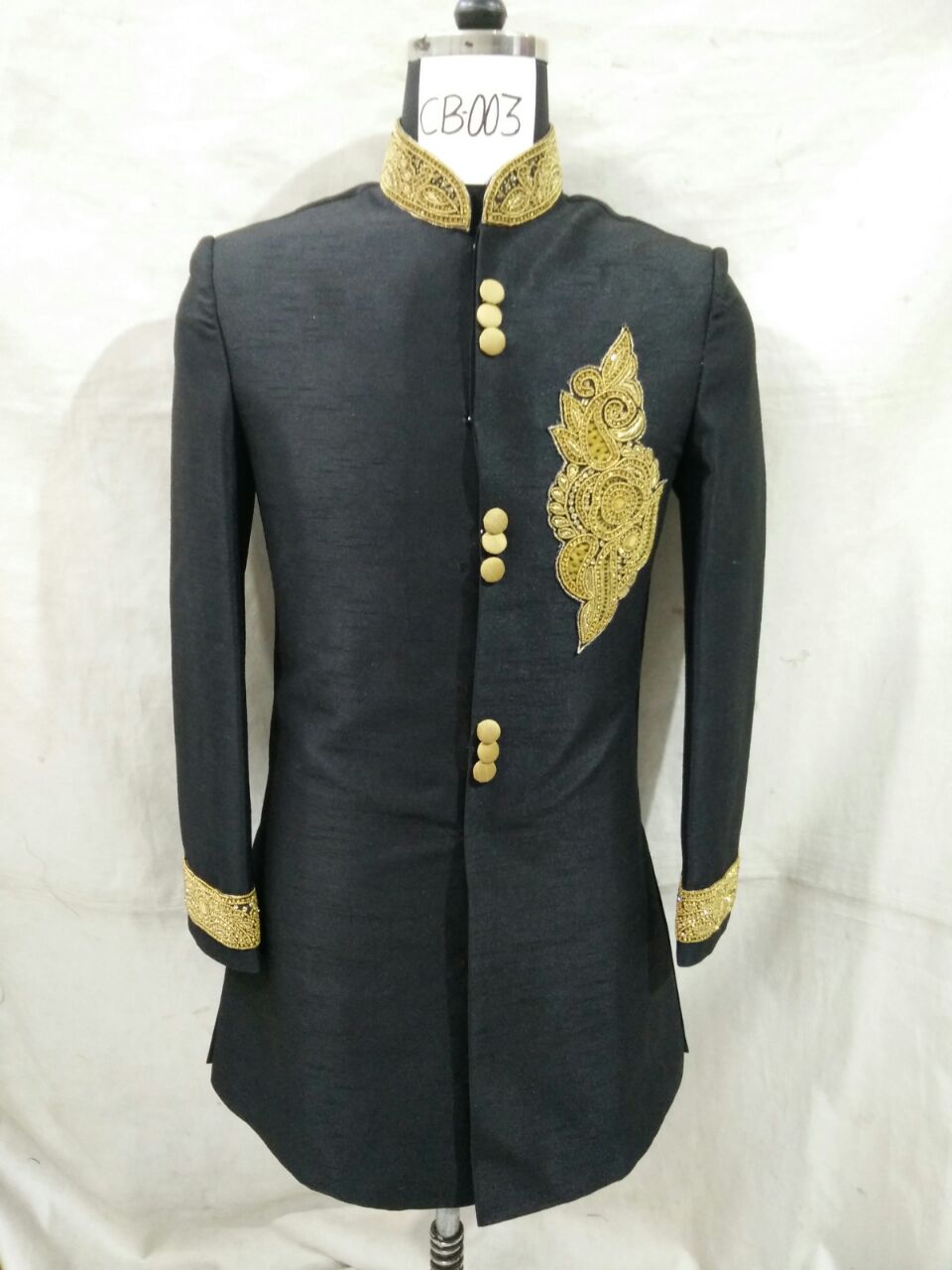 indo western black suit