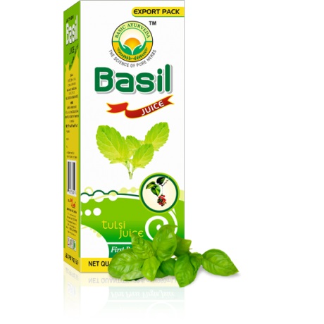 Basic Ayurveda Tulsi (Basil) Herbal Juice 480Ml