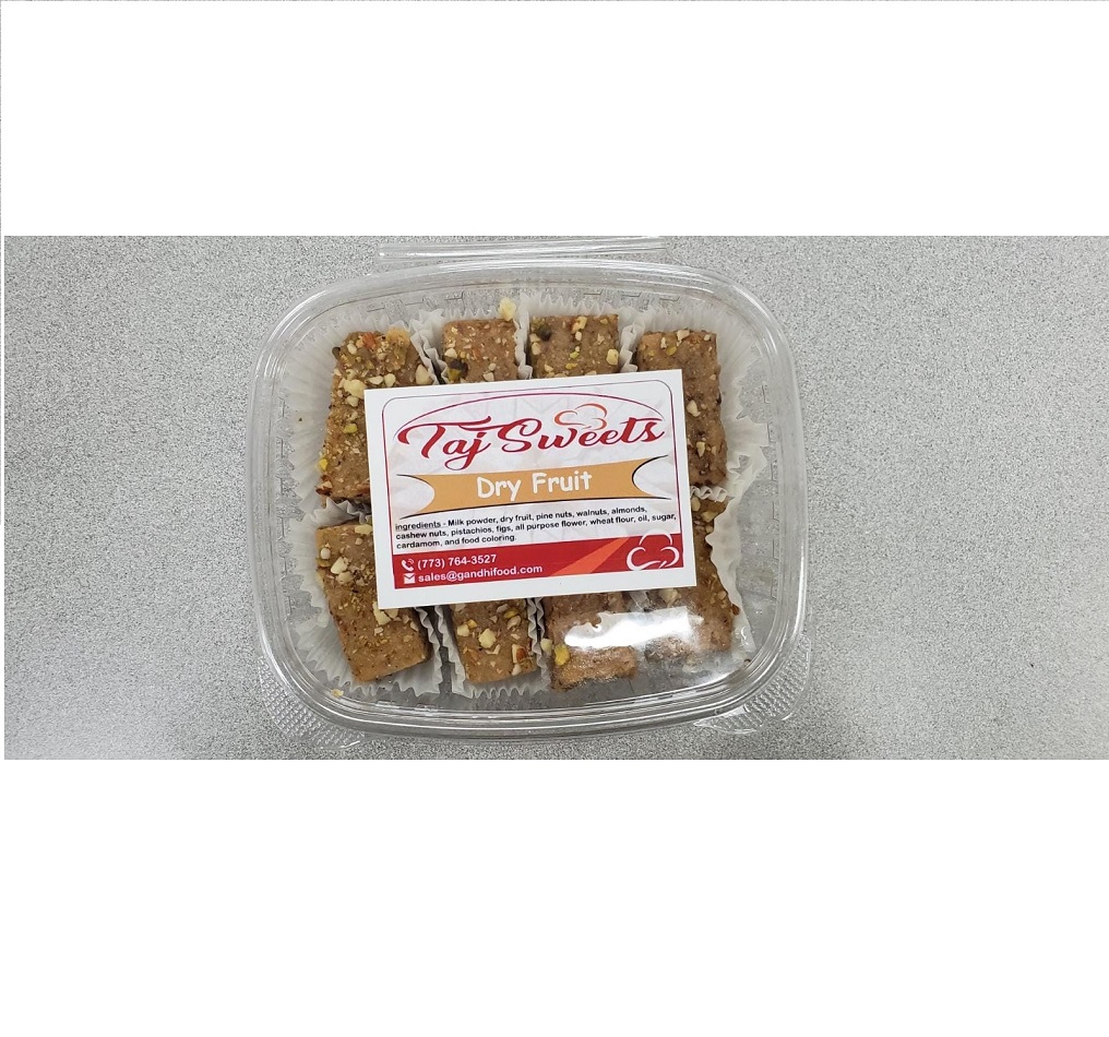 Taj Sweets Dry Fruit Mithai 1 Pound