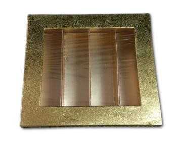 Decorative Golden Design Empty Sweet Boxes - 500 Gms