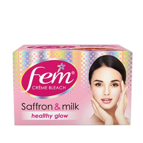 Fem Cream Bleach Saffron +Milk 120 gm