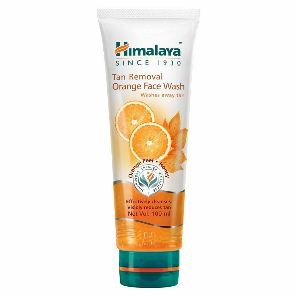 Himalaya Herbal Tan Removal Orange natural formula clean 100ml Himalaya Herbal Tan Removal Orange natural formula clean 100ml