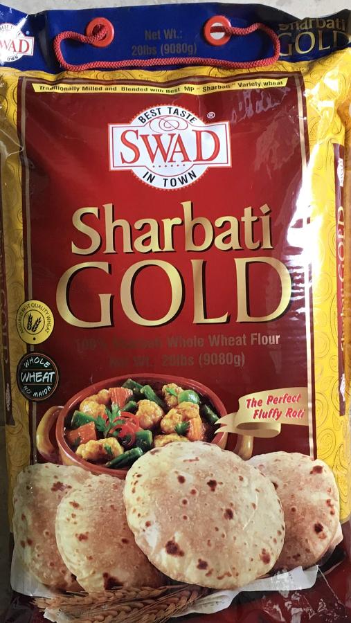 Swad Sharbati Gold Atta 20 lbs 58168 Buy Online USA
