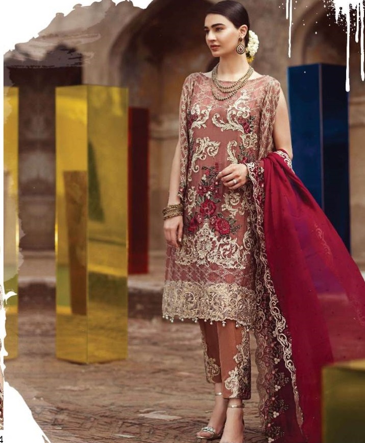 Gorgeous Designer Salwar Kameez Anarkali Suit (Unstitched) #35280 |  DesiClik.com, USA