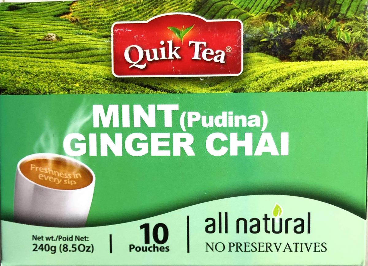 Quick Tea Mint Ginger Chai 10 pouches