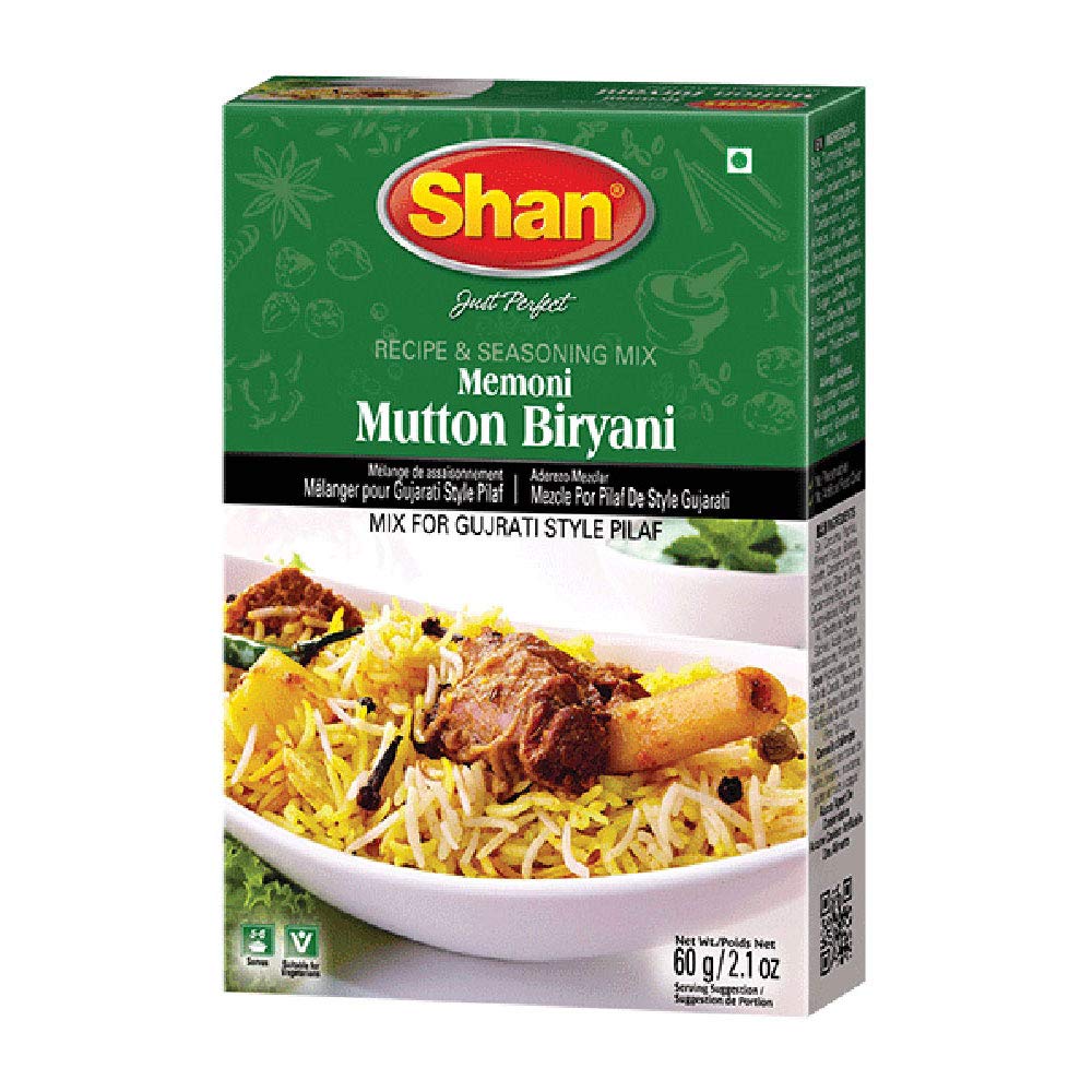 Shan Seasoning Mix - Memoni Mutton Biryani 60 gms