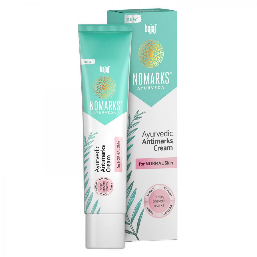 Bajaj Nomarks Ayurvedic Antimarks Cream - Normal Skin 27 gms Bajaj Nomarks Ayurvedic Antimarks Cream - Normal Skin 27 gms