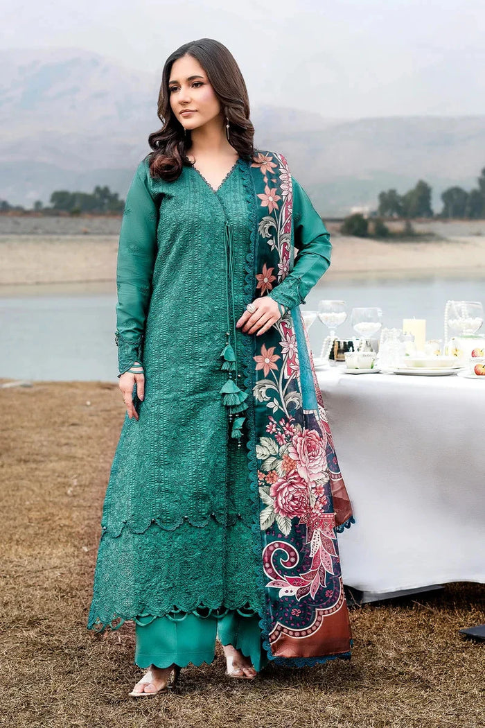 KHAS | 3PC Embroidered stitched Lawn Suit | KSE-3797 | PAKISTANI SUIT 