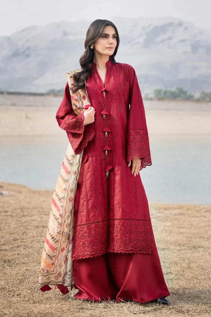 KHAS | 3PC Embroidered stitched Lawn Suit | KSE-3812 | PAKISTANI SUIT   