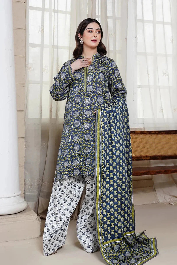 KHAS | 3PC Printed stitched Kotail Linen Suit KKT-3643 | PAKISTANI SUIT
