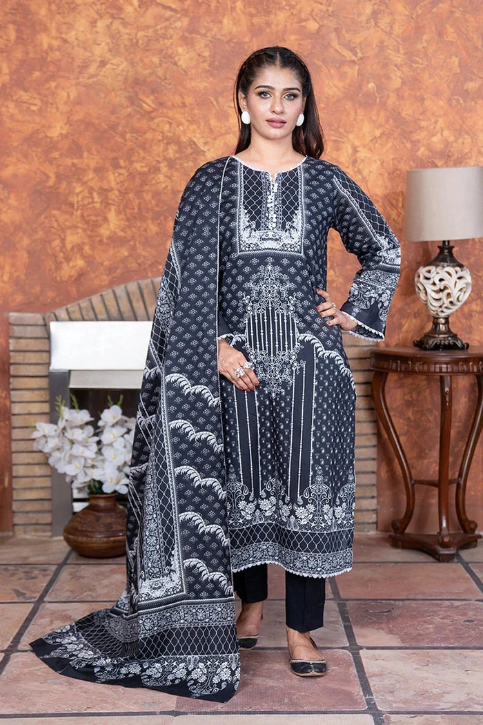 KHAS | 3PC Printed stitched Lawn Suit KLA-3493 | PAKISTANI SUIT
