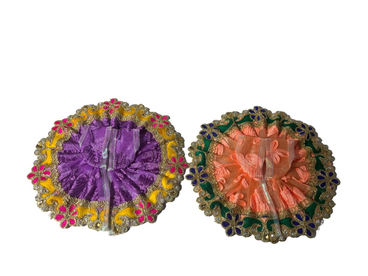 Bal Gopal/Laddu Gopal/Thakurji Poshak/Vastra for 3 to 5 Inches Idols # 40 Bal Gopal/Laddu Gopal/Thakurji Poshak/Vastra for 3 to 5 Inches Idols # 40