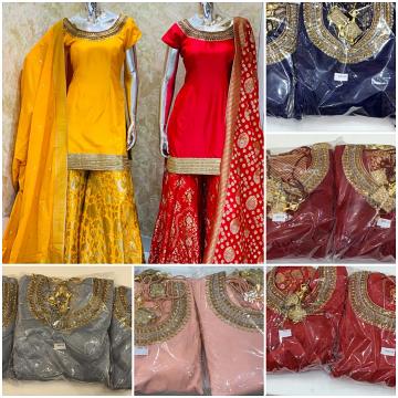 banarasi silk gharara
