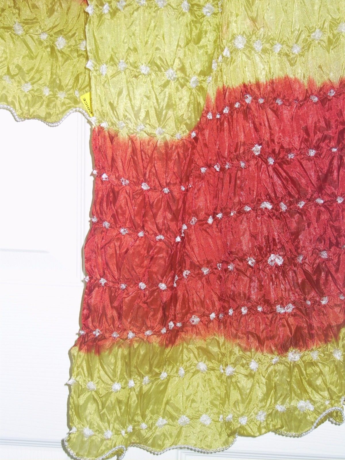 Scarf 439 Green Burgandi Silk Finish Tie Dye Dupatta Chunni Shieno Sarees Scarf 439 Green Burgandi Silk Finish Tie Dye Dupatta Chunni Shieno Sarees