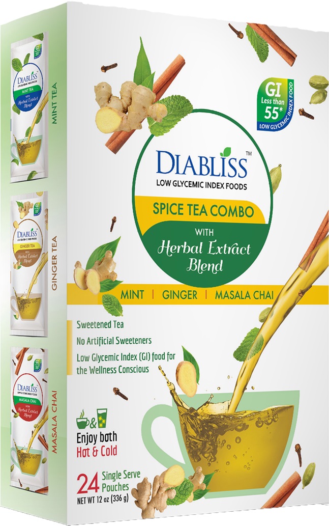 Diabliss Spice Tea Variety Pack - 24 ct Single Serving Sachet
