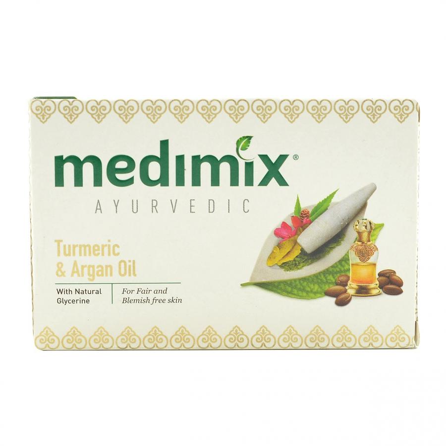 Medimix Turmeric & Argan Oil Bathing Bar Soap 125g Each 10 pcs