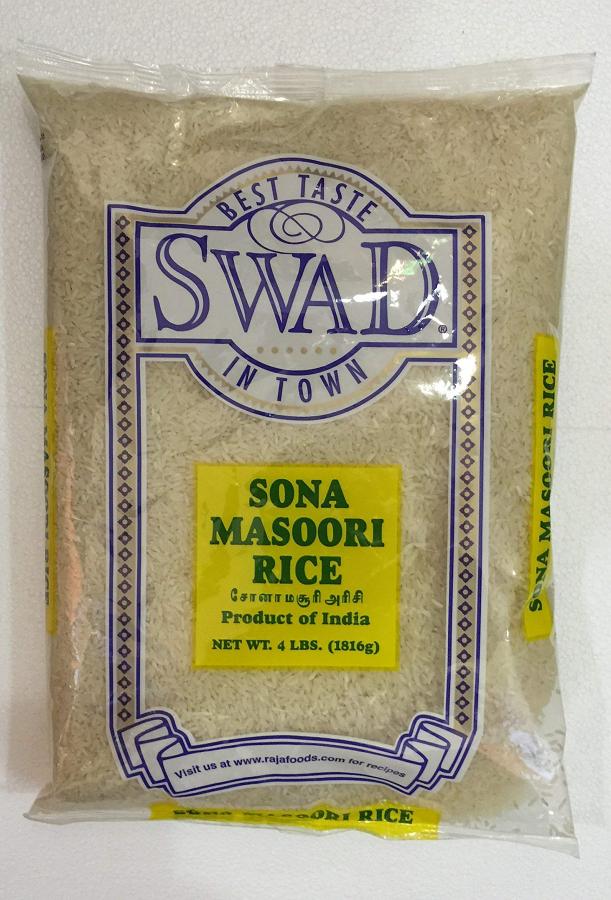 Swad Sona Masoori Rice 4 lbs