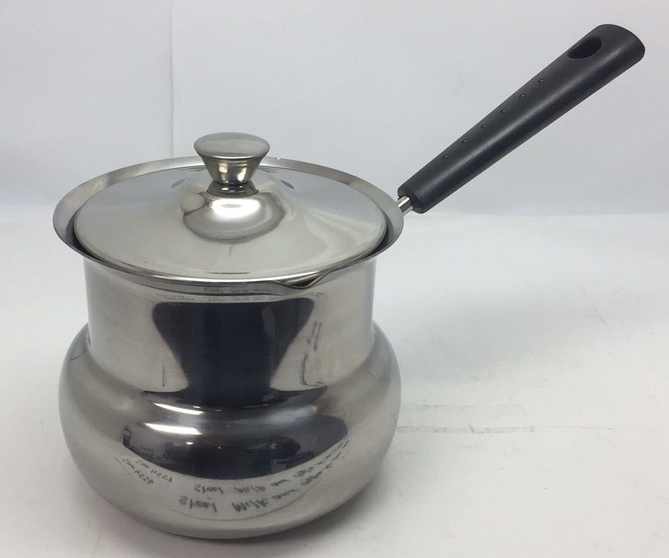 Stainless Steel Classic Milk & Coffee Pot w/ Handle 180ml / 6 Oz Stainless Steel Classic Milk & Coffee Pot w/ Handle 180ml / 6 Oz