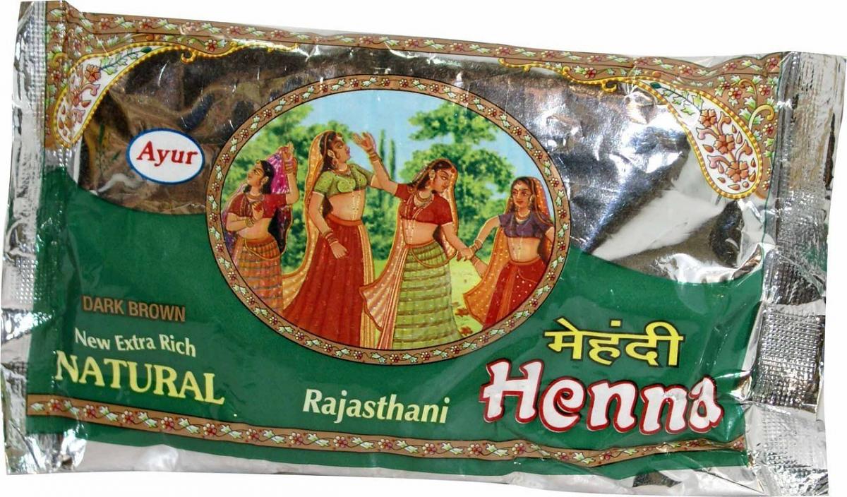 High Quality Indian Ayur Henna (Mehendi) Powder for Glossy Hair Color - Dark Brown(3.5 Oz/ 100gms) High Quality Indian Ayur Henna (Mehendi) Powder for Glossy Hair Color - Dark Brown(3.5 Oz/ 100gms)