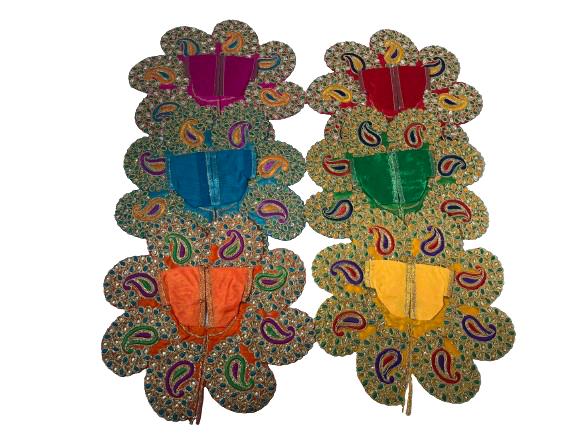 Bal Gopal/Laddu Gopal/Thakurji Poshak/Vastra for 3 to 5 Inches Idols # 47 Bal Gopal/Laddu Gopal/Thakurji Poshak/Vastra for 3 to 5 Inches Idols # 47