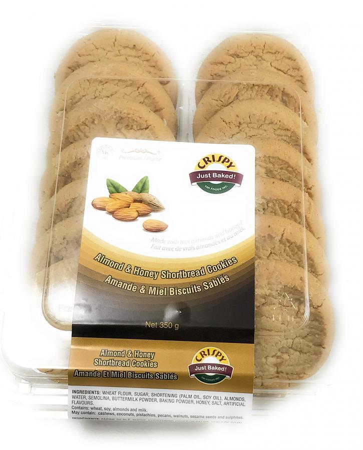 Crispy Almond & Honey Shortbread Cookies 350 gms
