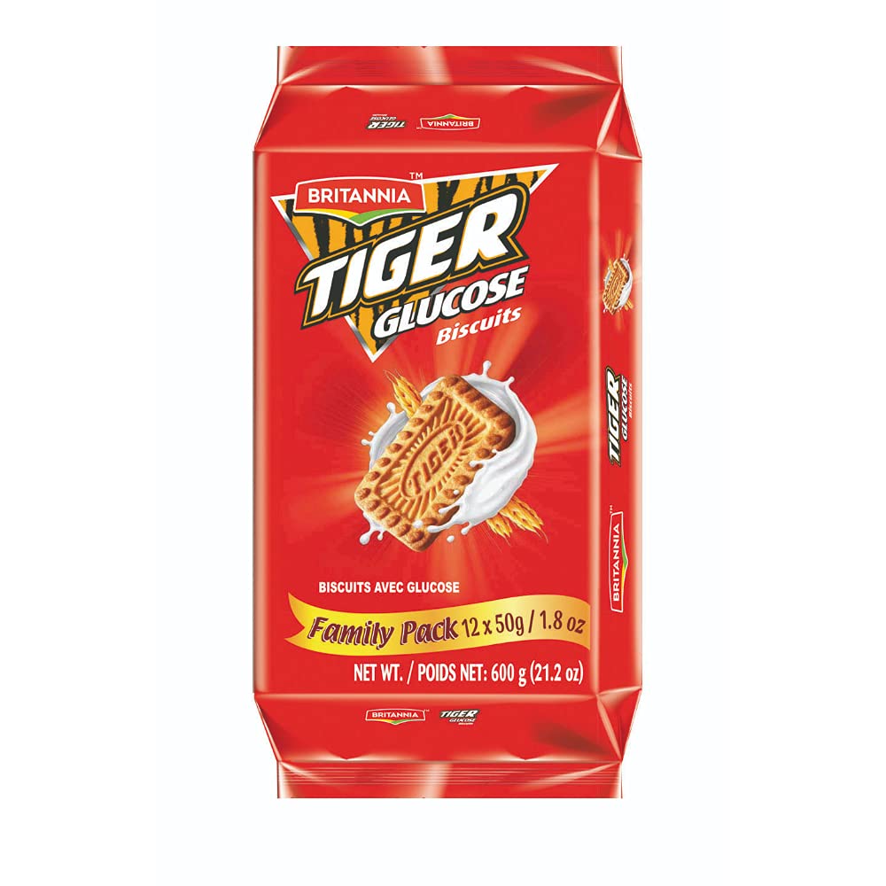 Britannia Tiger Glucose Biscuits 12 x 50 gm