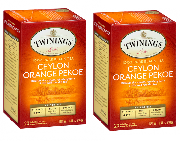 Twinings Ceylon Pure Black Tea Bags - 120/Case - View #10