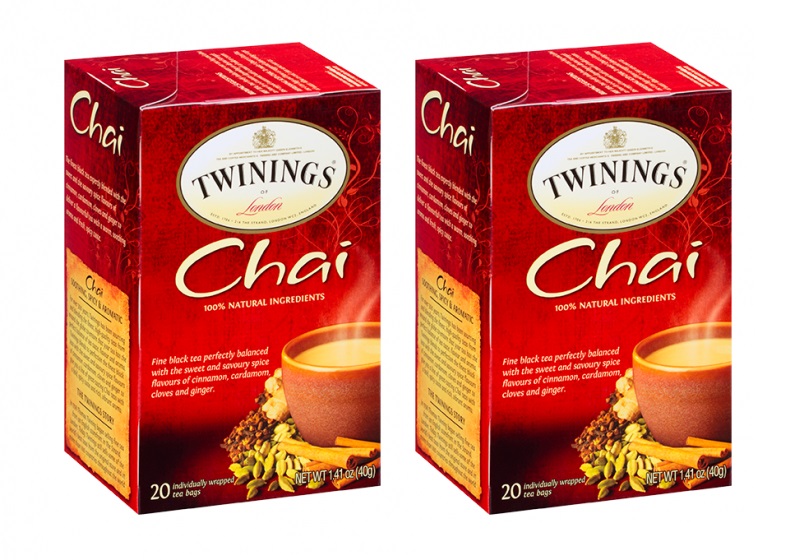 Twinings Chai – Net Wt : 1.41 Oz (40g) – 20 Tea Bags Each (PACK OF 2)