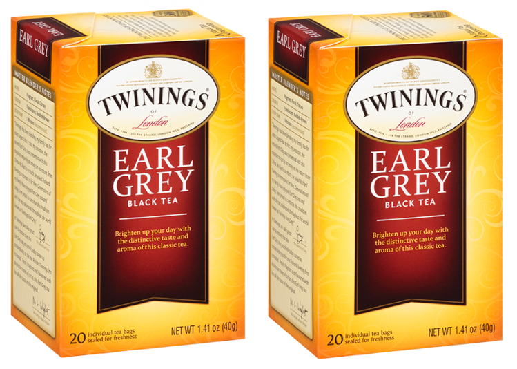 Twinings Earl Grey Black Tea - 20 Tea Bags X 2 Packs