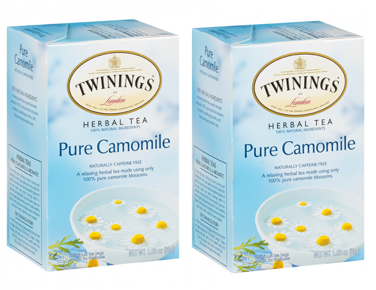 Twinings Pure Camomile – Herbal Tea – 1.06 Oz Each – 20 Tea Bags X 2 Packs