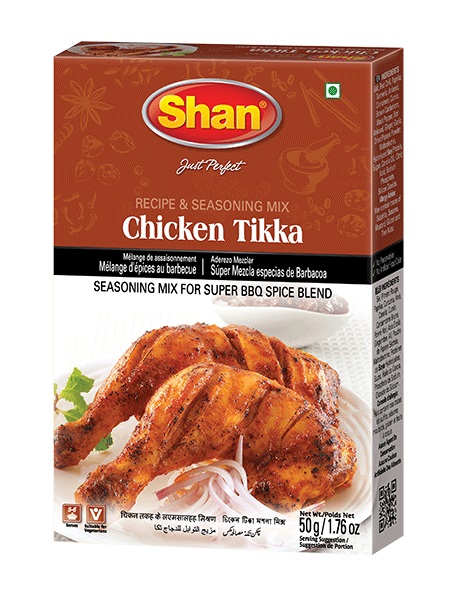 6 Packs X 50g SHAN CHICKEN TIKKA MASALA