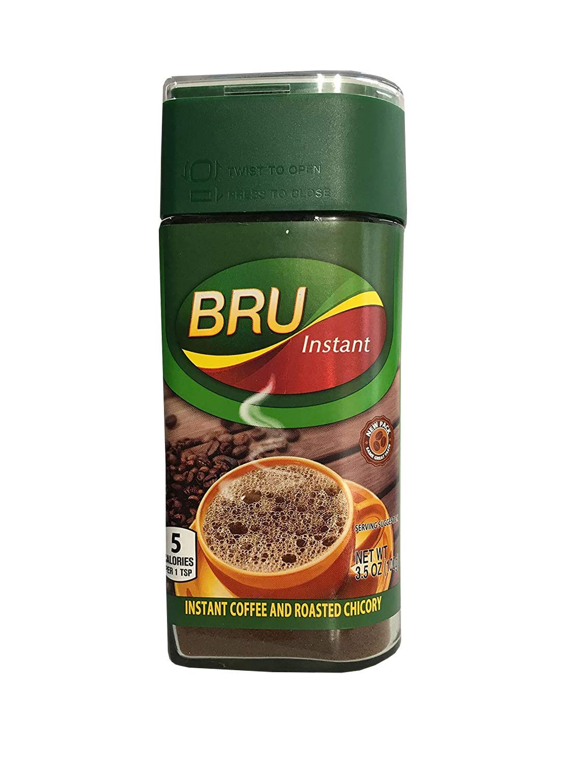 Bru Instant Roasted Coffee +chickory 100 gms