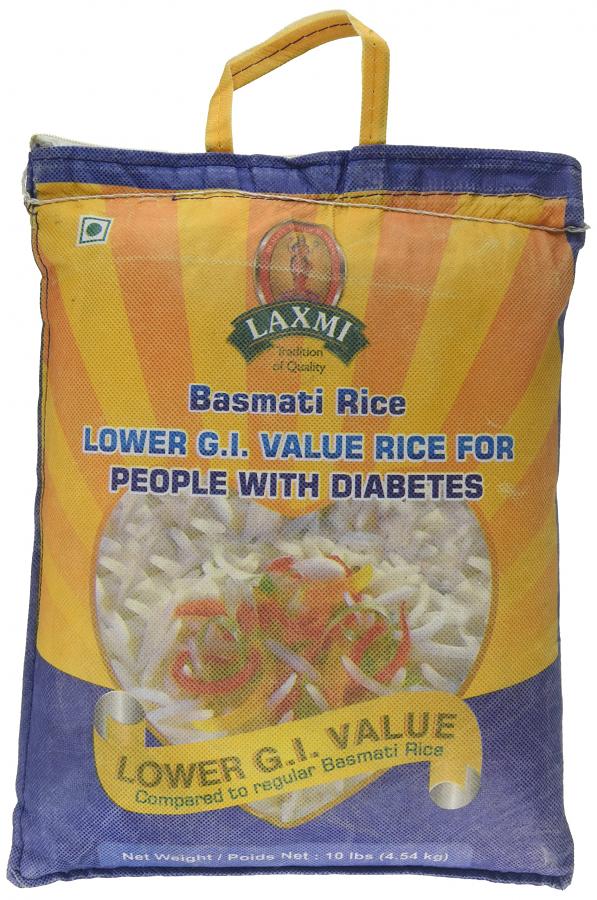 Laxmi Lower G I Value Basmati Rice 10 lbs 45038 Buy Basmati Rice Online
