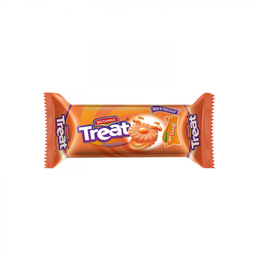 Britannia Treat Orange Cookies 120 gms