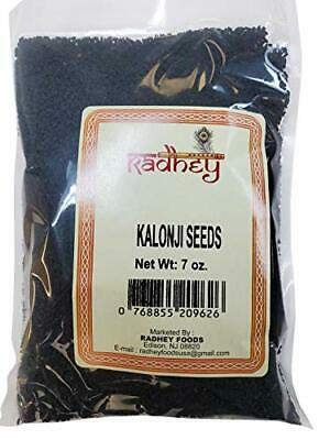 Kalonji Seeds (Black Seed, Nigella Sativa, Black Cumin) Seeds 7oz (200g) All Natural ~ Gluten Free Ingredients | NON-GMO | Vegan | Indian Origin