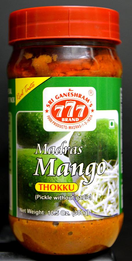 777 Brand Madras Mango Thokku 300 gms