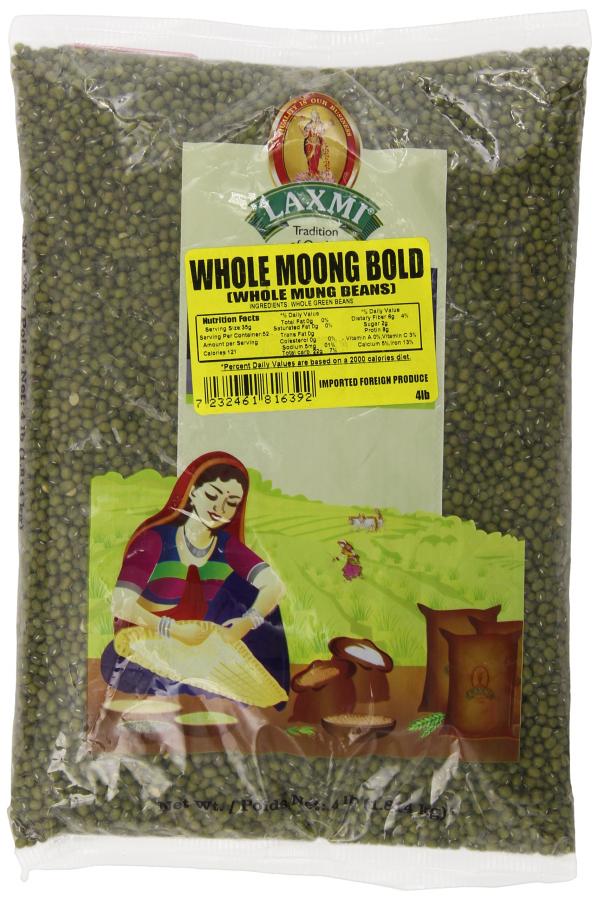Laxmi Whole Moong 4 lbs