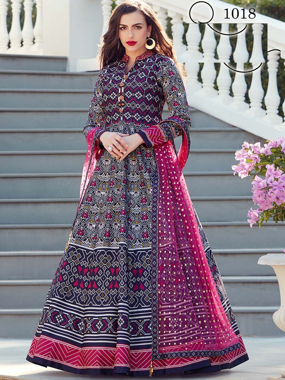 black long churidar