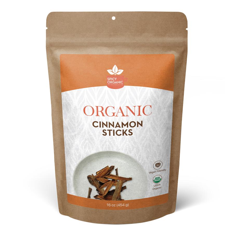 Organic Cassia Cinnamon - Cinnamon Sticks Whole - 16 OZ