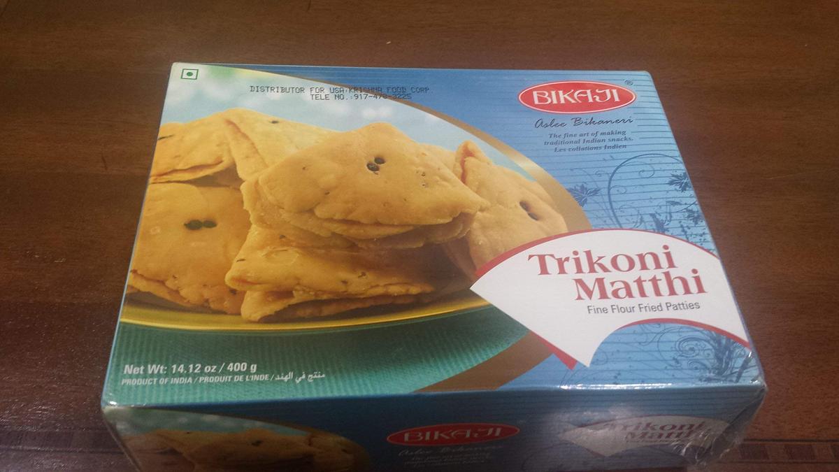 Bikaji Trikoni Matthibikaji Chat Papdi 400 gms