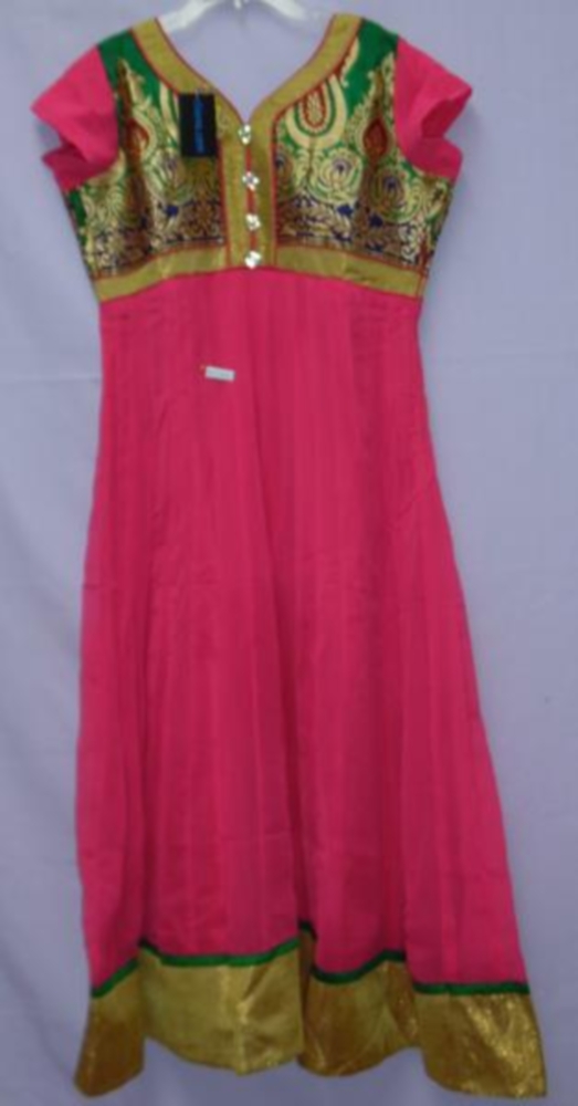 Anarkali Salwar Kameez for Parties in Pink Georgette (M) #5244